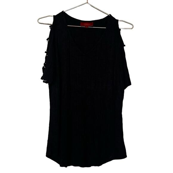 Jennifer Lopez Women’s shirt sleeve shirt with rivets size medium - Picture 1 of 7